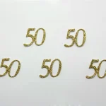 Número de Oro 50 Años 2x2cm Sc.100