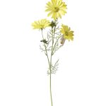 Tallo de crisantemo amarillo C/3 62cm
