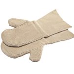 Guantes de algodón con mangas para horno