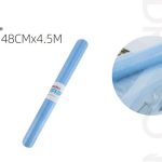 Rollo de tul azul 48cm 4,5m