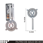 Filtro de hielo de acero de 19,5 cm
