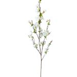 Tallo de cereza color crema de 133 cm