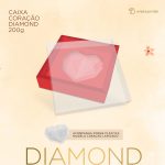 Caja Corazón Diamante Rojo 200g 14.3x