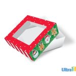 Caja de 4 dulces navideños 7,5x7,5x3,5cm