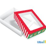 Caja de 12 dulces navideños 14,4x10,7x4cm