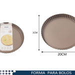 Sartén antiadherente con fondo móvil de 20 x 3 cm