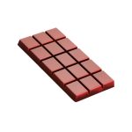 Molde de policarbonato para 3 tabletas de chocolate