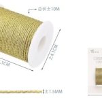 Alambre de oro de 15 mm x 10 metros