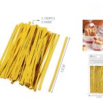 Corbata de metal dorado de 12 cm, paquete de 100