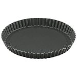 Tarta plana antiadherente con fondo fijo 10x2