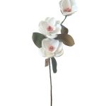 Haste Magnolia C/4 Branca 75cm