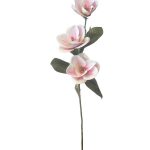 Tallo de Magnolia C/4 Rosa 75cm