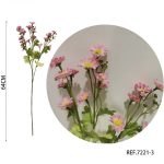 Tallo de girasol rosa 64cm