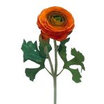 Tallo de peonía naranja C/2 50cm