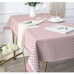 Mantel de papel rosa 120x180cm