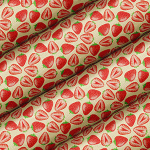 Transferencia de motivo de fresa 30x40