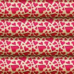 Transferencia de corazones rojos 30x40cm