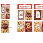 Tarjeta de Navidad con sobre