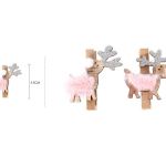 Adorno navideño de primavera, 5 cm, 3 piezas.