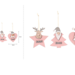 Colgante navideño 9x11cm