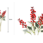 Rama de acebo W/5 35cm