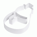 Cortador muñeco de nieve con bufanda 15cm 2uds.