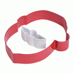 Cortador de Papá Noel con bigote 2 piezas