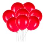 Globos Rojos 30cm 8 Piezas.