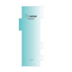 Espátula acrílica 23x9,5cm 2mod.