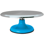 Base giratoria de aluminio AZUL de 31 cm