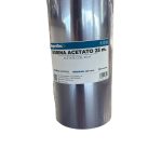 Rollo de acetato de 200 micras, 25 metros
