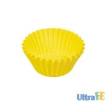 Molde de Papel Gourmet Amarillo Nº5 2,5x2,5x3cm Pack.100