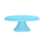 Soporte para tartas de encaje azul de 22 cm BB