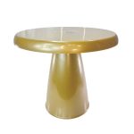 Soporte para tartas fino dorado de 22 x 20 cm