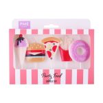 Vela decorativa para comida de 7 cm, set de 5 PYME