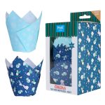 Tulipanes de papel Copo de nieve / Muñeco de nieve 9x5c