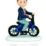 Niño Comunión en Bicicleta 14cm