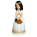 Niña de Comunión con Cesta 14cm
