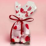 Bolsa de PP Corazones Rojos 80x40x320mm E