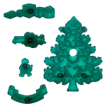 Molde Árbol Navidad 20cm 5Pcs.