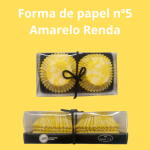 Formulario de papel Nº5 Encaje amarillo pk.100