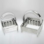 Cortador de frissol cuadrado de acero inoxidable n.° 2 7x7 cm