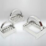 Cortador rectangular Rissol de acero inoxidable n.° 3 10x7c