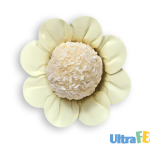 Papel Forma Margarita Vainilla 50 unidades.