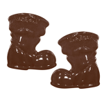 Molde de acetato para botas de Papá Noel, 2 piezas.