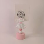 Portafotos de recuerdo para niña de 12 cm