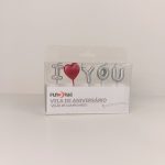 Vela Te Amo 5 Piezas