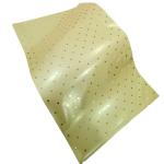 Bolsa de Celofán Metalizado Dorado Paquete 20x35cm.