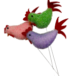 Pollo de Pascua con brocheta 12cm Sc.3