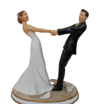 Novia y novio bailando 16cm